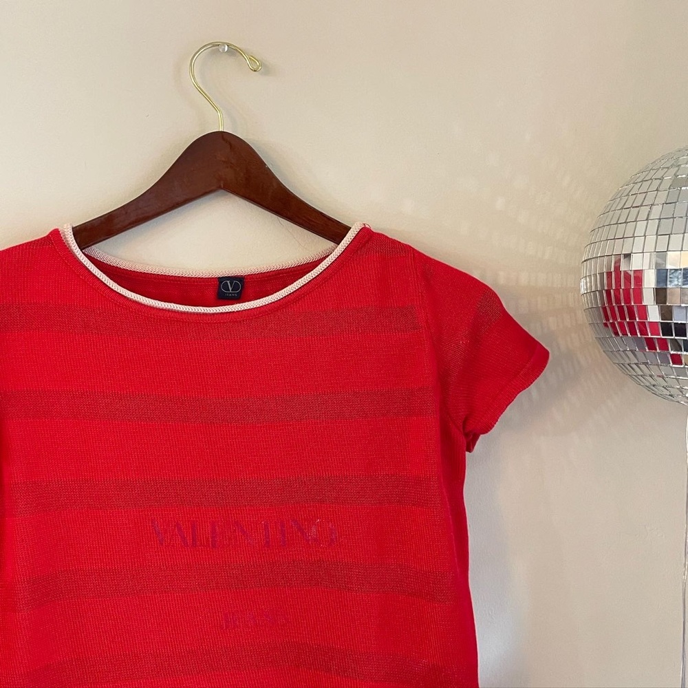 Valentino Jeans Red Tee